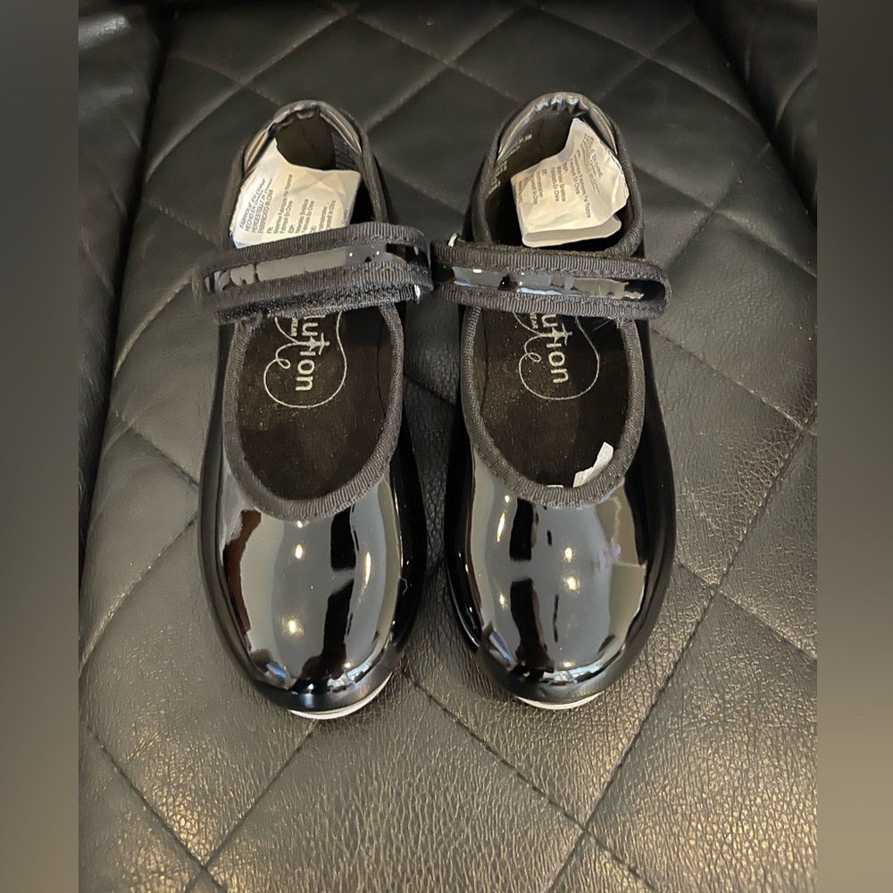 Easy-On Student Tap Shoes Black Size 13.5C